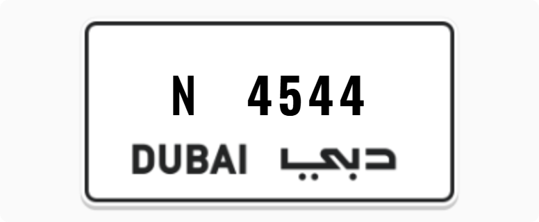 Dubai Luxury plate