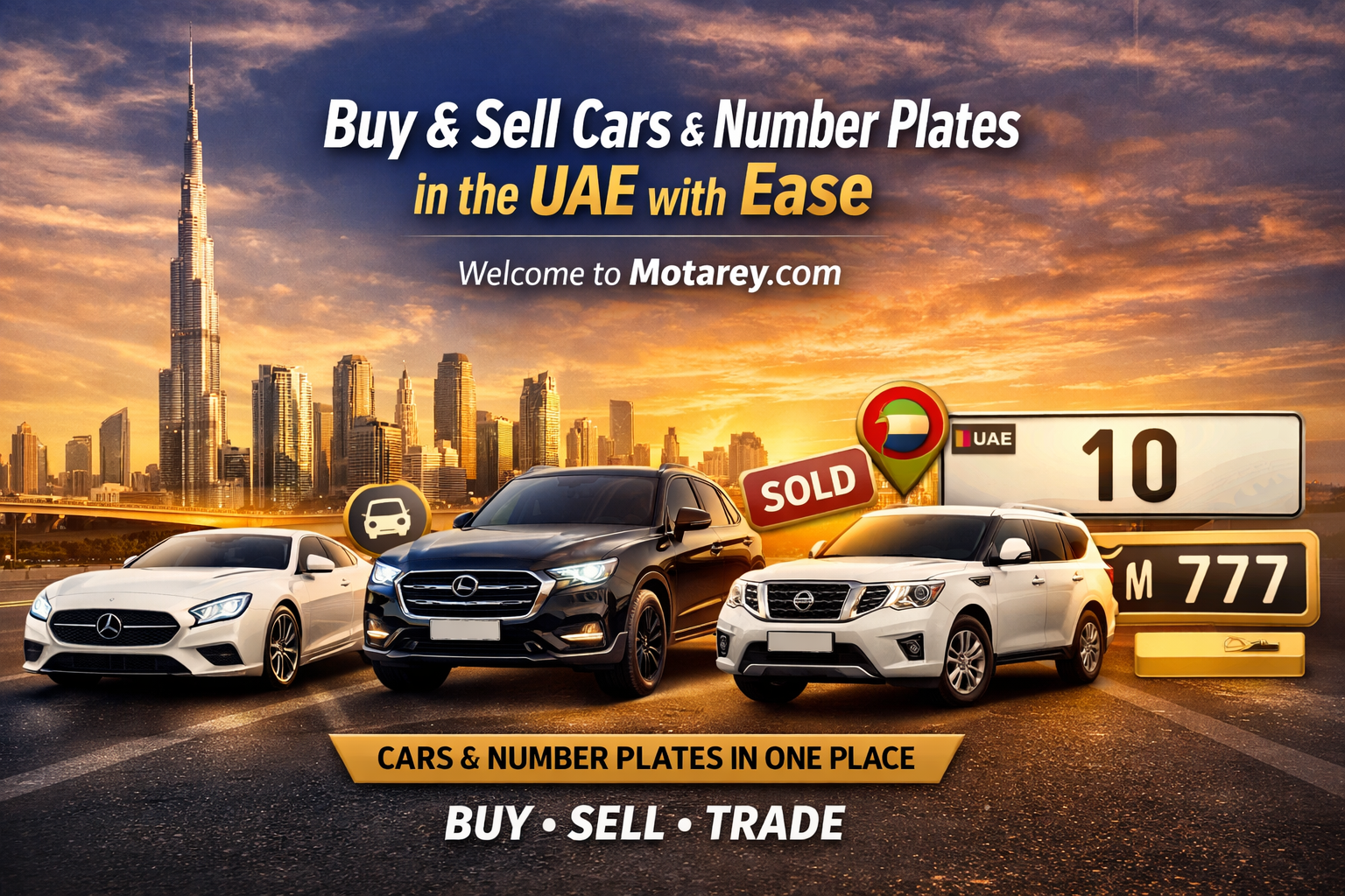 Buy and Sell Cars and Number Plates in the UAE with Ease