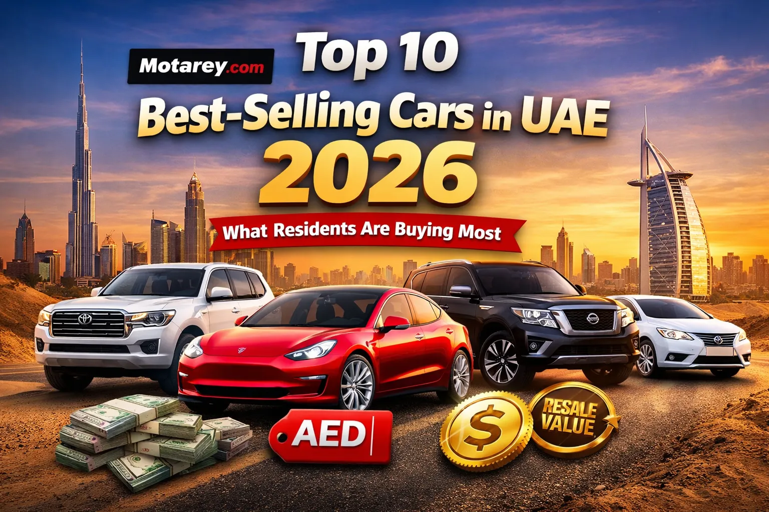 Top 10 Best-Selling Cars in UAE 2026: What Residents Are Buying Most